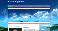 Desktop Screenshot of nubbyclairvoyant.com